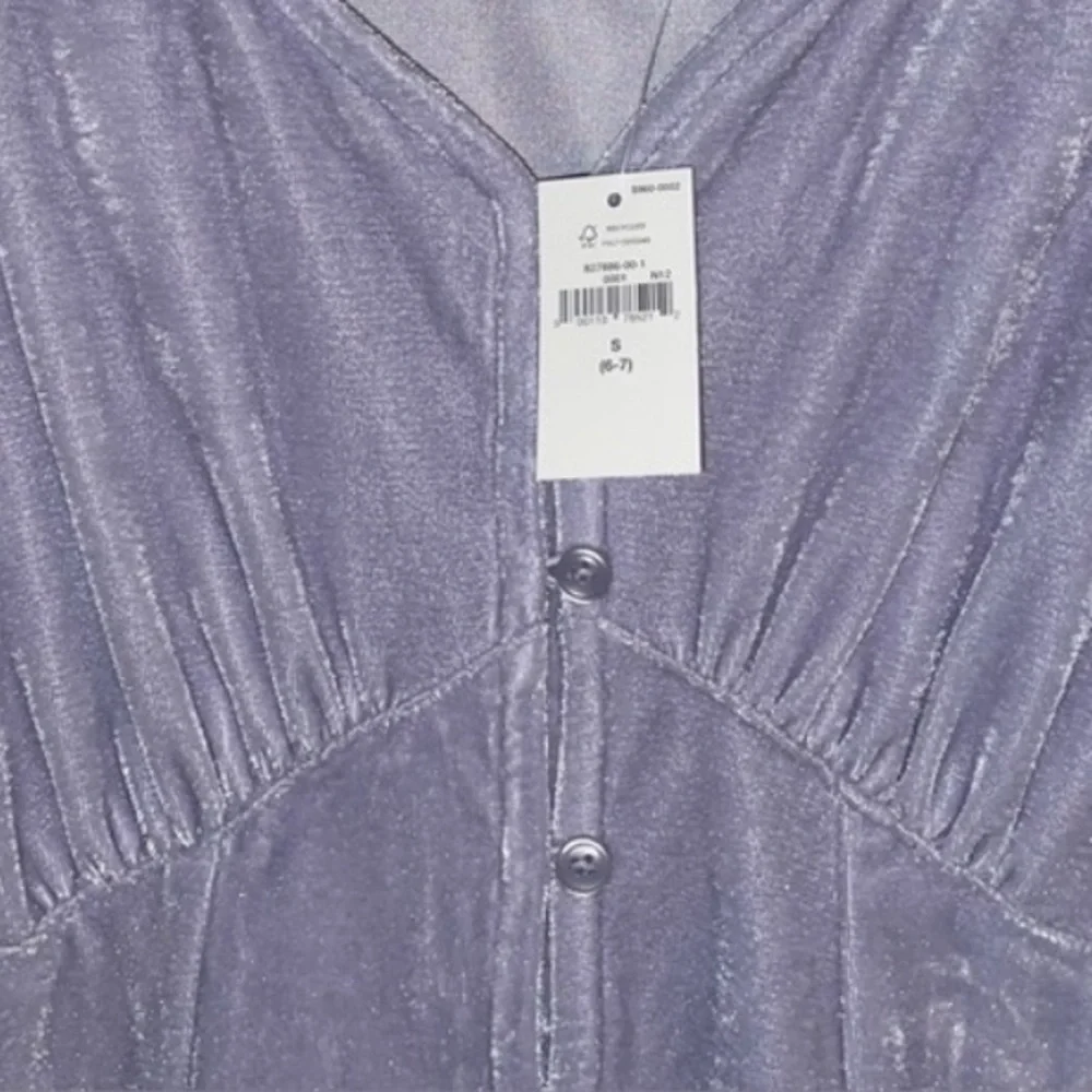 NWT GAP Velvet Flutter Sleeve Twirl Tea Dress